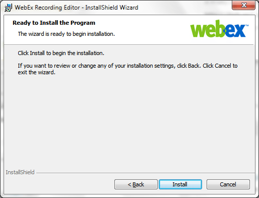 webex network recording player latest version free download